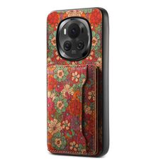 Custodia per telefono con supporto per slot per scheda Honor Magic6 (rosso estate)
