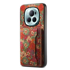 Custodia per telefono con supporto per slot per scheda Honor Magic6 Pro (rosso estate)