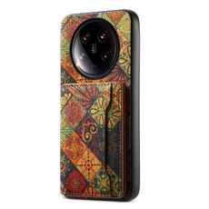 Per la custodia del telefono con supporto per slot per scheda Xiaomi 14 Ultra (giallo autunno)
