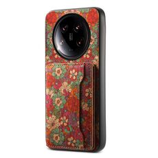 Per la custodia del telefono con supporto per slot per scheda Xiaomi 14 Ultra (rosso estate)
