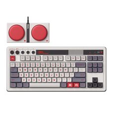 Tastiera meccanica 8Bitdo Retro Wireless Bluetooth Tri-Mode (grigio)