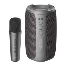 Altoparlante wireless per karaoke con luce ritmica RGB Zealot S61M, stile: microfono singolo (nero)