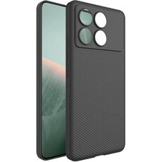 Per Xiaomi POCO X6 Pro 5G imak Custodia per telefono ultra sottile con texture ondulata da 0,7 mm (nera)