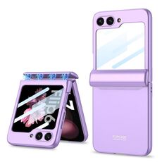 Custodia per telefono pieghevole magnetica integrata per Samsung Galaxy Z Flip6 GKK (viola)