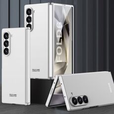 Per Samsung Galaxy Z Fold6 GKK Custodia protettiva integrata ultrasottile a copertura totale (Argento)
