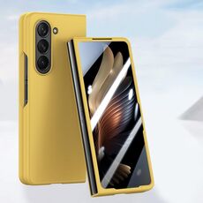 Per Samsung Galaxy Z Fold6 Custodia per telefono con iniezione di carburante integrata per PC Skin Feel (giallo limone)