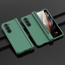 Custodia per telefono antiurto integrata per Samsung Galaxy Z Fold6 con slot per penna (verde)