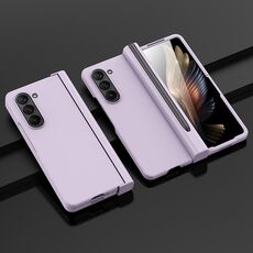 Custodia per telefono antiurto integrata per Samsung Galaxy Z Fold6 con slot per penna (viola)