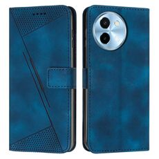 Custodia per telefono in pelle Dream Triangle per vivo Y38 5G con cordino (blu)