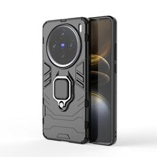 Custodia per telefono antiurto per PC + TPU per vivo X100S (nera)