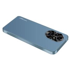 Custodia per telefono in acrilico galvanico satinato per Honor 200 AG (blu navy)
