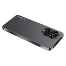 Custodia per telefono in acrilico galvanico satinato per Honor 200 Pro AG (nero)