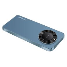 Custodia per telefono in acrilico galvanico satinato per Honor X40 AG (blu navy)