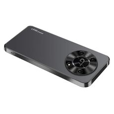 Custodia per telefono in acrilico galvanico satinato per Honor X40 GT AG (nero)