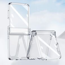 Per Samsung Galaxy Z Flip6 Custodia per telefono antiurto con tre parti integrate in PC Skin Feel (trasparente)