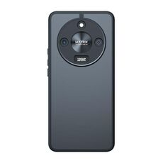 Per Honor X50 Armor Custodia per telefono TPU ibrida per PC con foro preciso (nero satinato)