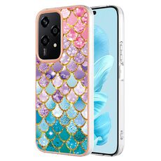 Per Honor 200 Lite Custodia per telefono TPU IMD galvanica globale (scaglie colorate)