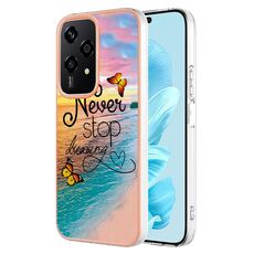 Per Honor 200 Lite Custodia per telefono TPU IMD galvanica globale (Dream Butterfly)