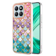 Custodia per telefono TPU IMD galvanica per Honor X8b (scaglie colorate)