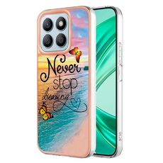 Custodia per telefono TPU IMD galvanica per Honor X8b (Dream Butterfly)