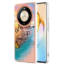 Custodia per telefono TPU IMD galvanica per Honor X9b (Dream Butterfly)