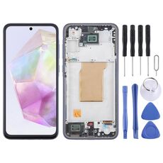 Per Samsung Galaxy A35 SM-A356B TFT LCD Screen Digitizer assemblaggio completo con cornice, non supporta l'identificazione delle impronte digitali