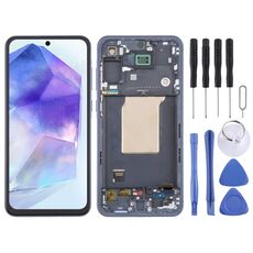 Per Samsung Galaxy A55 SM-A556B TFT LCD Screen Digitizer assemblaggio completo con cornice, non supporta l'identificazione delle impronte digitali
