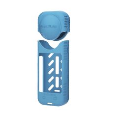Per Insta360 X4 Sunnylife Custodia antiurto in silicone Kit copertura corpo lente(Blu)