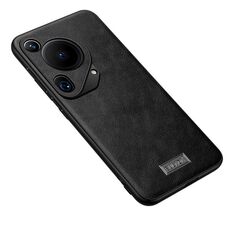 Per Huawei Pura 70 Ultra SULADA TPU antiurto + custodia per telefono in pelle fatta a mano (nera)