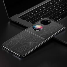Per Huawei P50 Pocket SULADA Custodia per telefono PC con texture incisa al laser elettrolitica (nero)