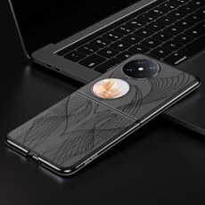Per Huawei Pocket 2 SULADA Custodia per telefono PC con texture incisa al laser elettrolitica (nero)