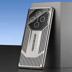 Per vivo X100 Ice Sense Custodia per telefono con dissipazione del calore e rivestimento galvanico satinato (grigio)
