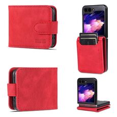Per Samsung Galaxy Z Flip6 5G AZNS Dream II Skin Feel PU+TPU Custodia per cellulare con vibrazione orizzontale PU(Rosso)