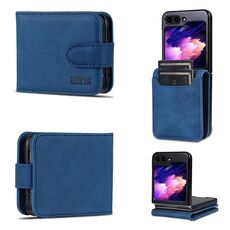 Per Samsung Galaxy Z Flip6 5G AZNS Dream II Skin Feel PU+TPU Custodia per telefono con vibrazione orizzontale in PU (blu)