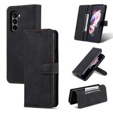 Per Samsung Galaxy Z Fold6 5G AZNS Dream II Skin Feel PU+TPU Custodia per cellulare con vibrazione orizzontale in PU (Nero)