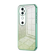 Custodia per telefono elettrolitico in polvere glitterata sfumata per vivo S19 (verde)