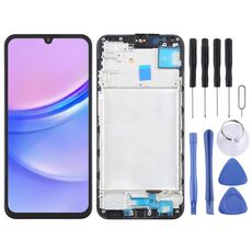 Per Samsung Galaxy A15 4G SM-A155F 6,43 pollici OLED LCD Screen per digitalizzatore assemblaggio completo con telaio