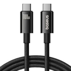 Baseus Tungsten Gold 1,5 m 20 Gbps 100 W Cavo dati USB-C / Type-C a Type-C (nero)