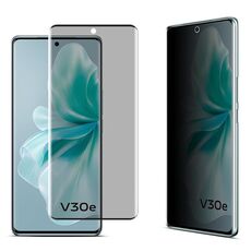 Per vivo V30e imak 3D curvo Privacy Pellicola in vetro temperato a schermo intero