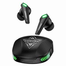 ONIKUMA T308 TWS Auricolare Bluetooth 5.3 wireless con microfono (nero)