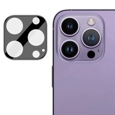 Per iPhone 16 Pro / 16 Pro Max imak Pellicola per lente in vetro integrata ad alta definizione Versione nera