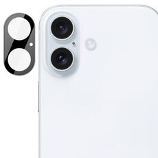 Per iPhone 16/16 Plus pellicola per lenti in vetro integrata ad alta definizione imak versione nera