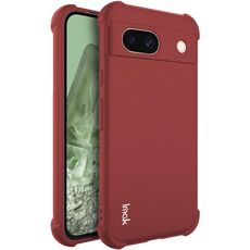 Custodia per cellulare in TPU antiurto imak per Google Pixel 8a (rosso opaco)
