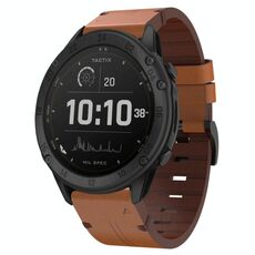 Per cinturino con fibbia in acciaio Garmin Tactix Delta 26 mm (marrone)