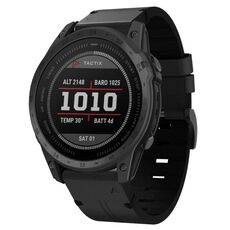 Per Garmin Tactix 7 Cinturino per orologio con fibbia in acciaio da 26 mm (nero)