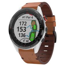 Per Garmin Approach S62 Cinturino per orologio con fibbia in acciaio da 22 mm (marrone)