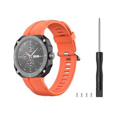 Per Huawei Watch GT Cyber cinturino sportivo in silicone (arancione)