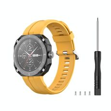 Per Huawei Watch GT Cyber cinturino sportivo in silicone (giallo)