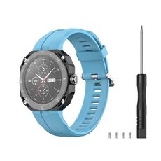 Per Huawei Watch GT Cyber ​​Cinturino sportivo in silicone (azzurro)