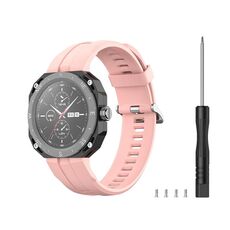 Per Huawei Watch GT Cyber cinturino sportivo in silicone (rosa)